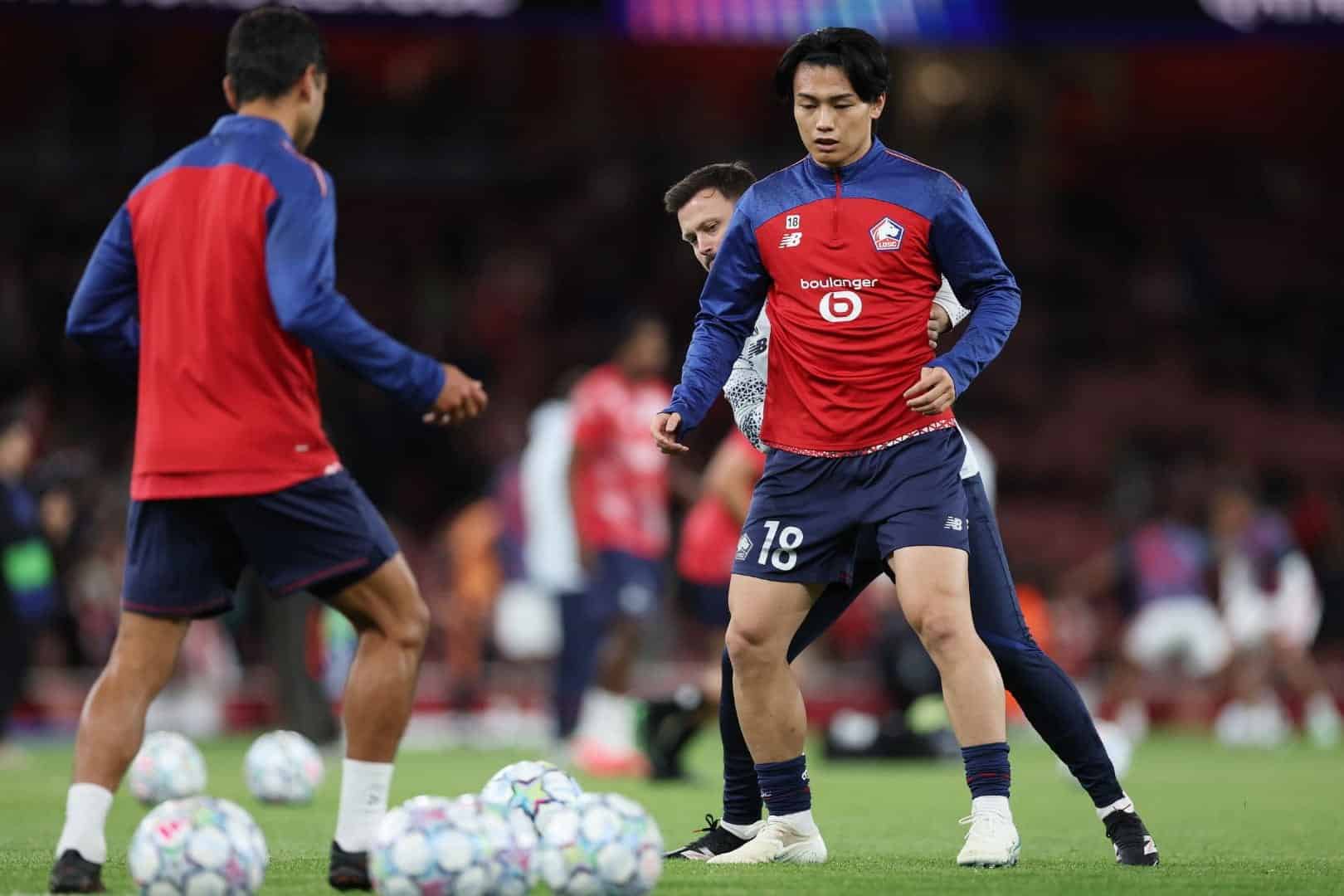 Ayase Ueda, attaquant du LOSC.