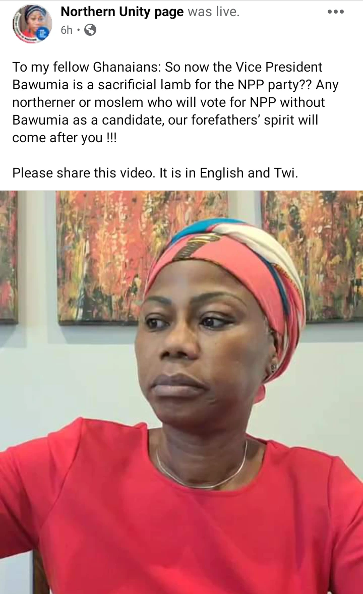 fc7d4bcddd2349eba7bb018b6a8e0276?quality=uhq&format=webp&resize=720 Spirits Will Hunt Any Northern Or Moslem Who Will Vote NPP Without Bawumia As Presidential Candidate -Widana Boldly Declares