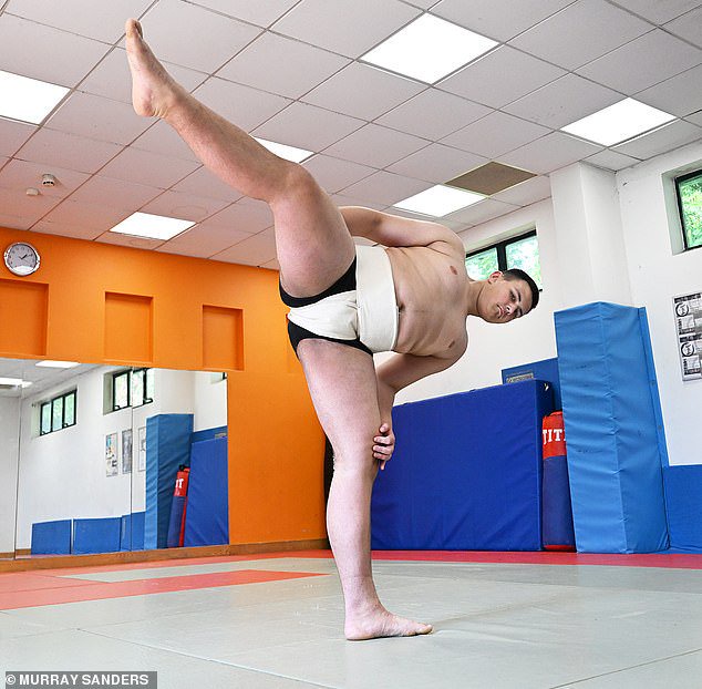 Before he became set on a career in sumo wrestling, Nicholas excelled in judo but turned down a place on British national team