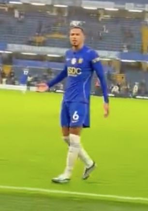 ... as the player appears to take umbrage