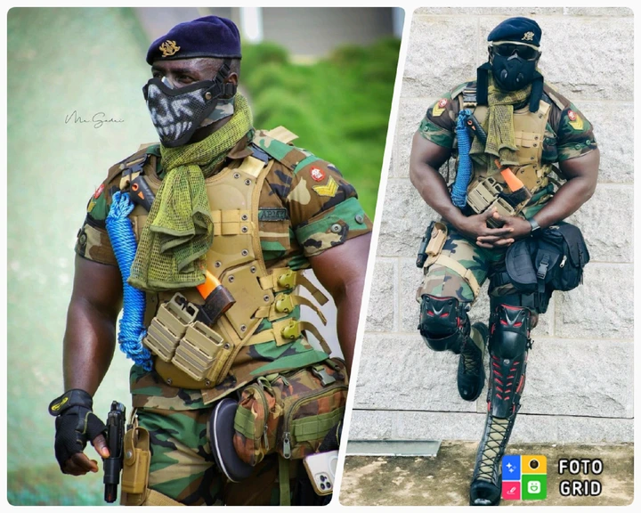 See photos of the hottest military man in Ghana causing a stir online (photos)
