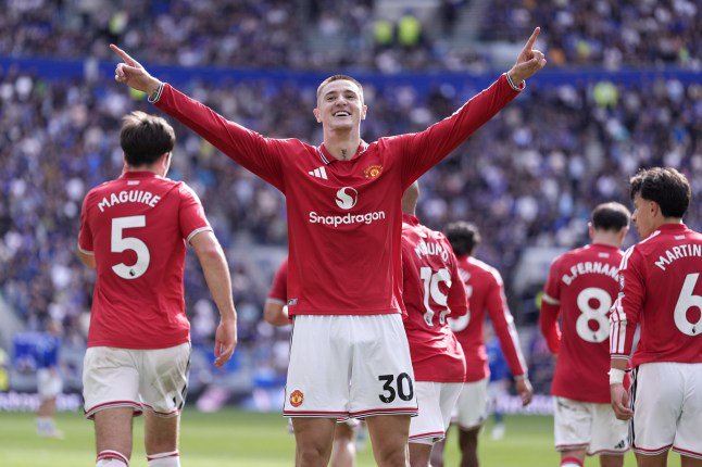 File photo dated 09/09/2026 of Benjamin Sesko, who says Manchester United must try to take positives from the "painful" last-gasp draw at Everton and reset ahead of their long-awaited Champions League return. Issue date: Monday September 7, 2026. PA Photo. Photo credit should read: Peter Byrne/PA Wire.
