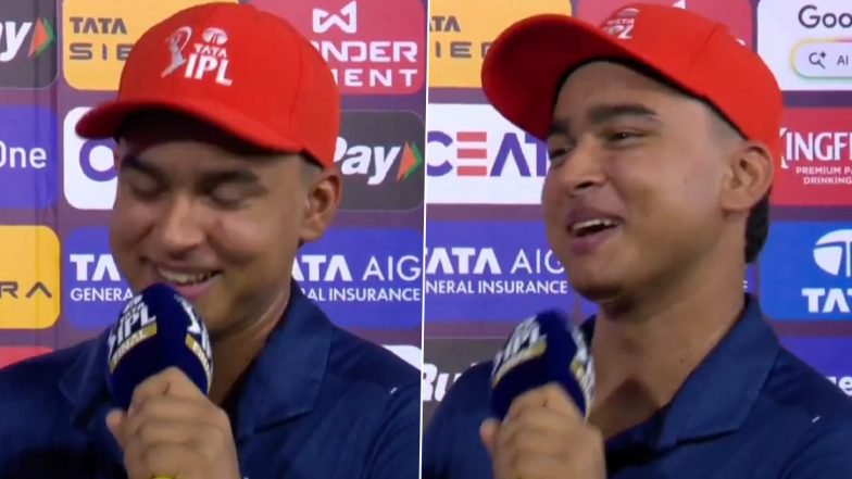 Vaibhav Sooryavanshi’s Hilarious Comeback to Ravi Shastri's 'Kitna Doodh Pite Hain?' at IPL 2026 Presentation Goes Viral (Watch Video)