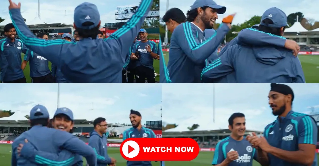 WATCH: Abhishek Sharma delivers a motivational speech with a Punjabi touch to Team India