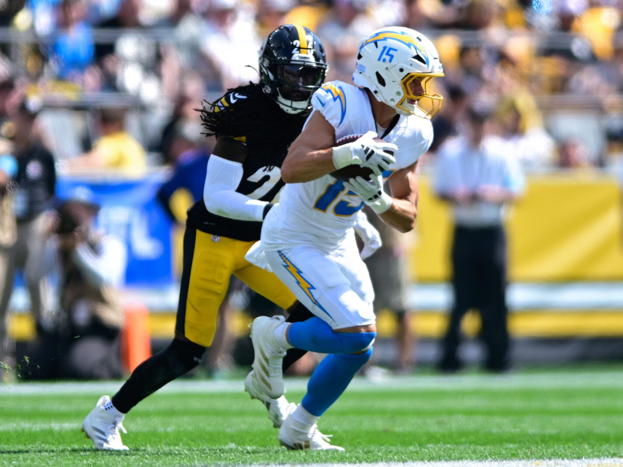 Chargers wide receiver Ladd McConkey