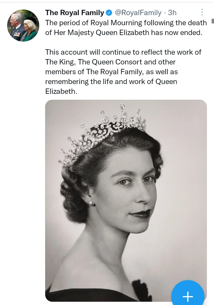 Mourning Of Queen Elizabeth Has Ended, We'll Focus on King Charles & Others - Royal Family