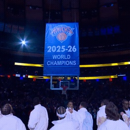 Knicks championship banner