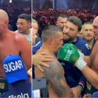 What Tyson Fury said to Oleksandr Usyk in the ring immediately after instant classic in Saudi Arabia