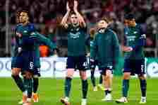 Declan Rice applauds Arsenal fans