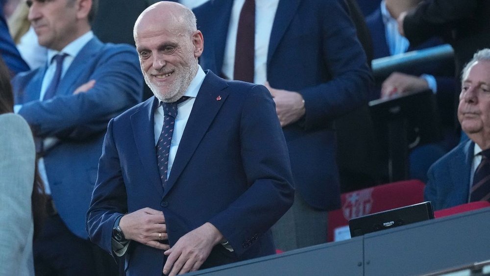 Le Real Madrid a réclamé la démission de Tebas. EFE