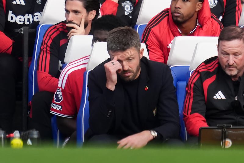 Michael Carrick is under pressure as Manchester United head coach