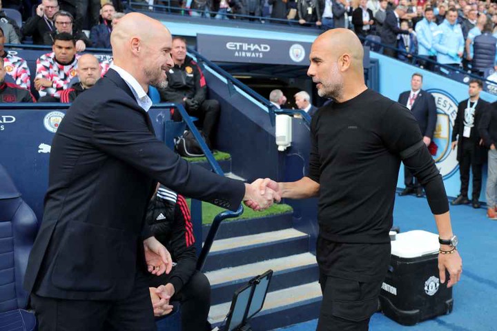 Erik ten Hag says 'thank you Pep Guardiola and Man City for the lesson'  after 6-3 derby hammering as Manchester United boss vows to bounce back in  Europa League