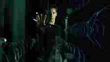 Keanu Reeves in "The Matrix."
