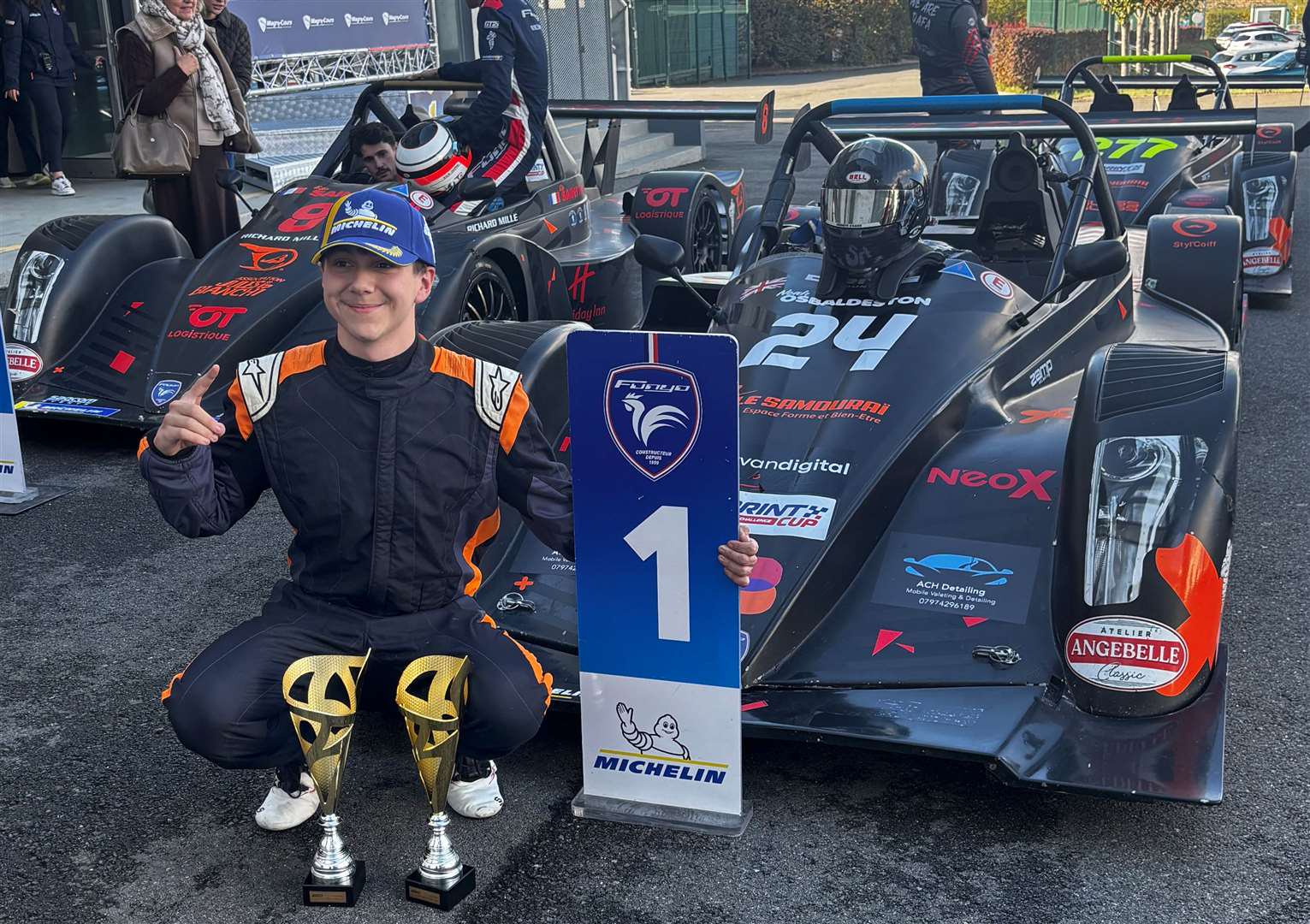 Noah Osbaldeston enjoyed a productive trip to France Picture: Contributed