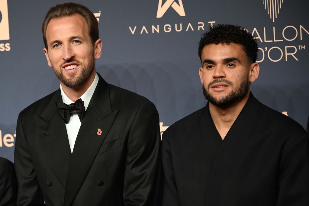 Luis Diaz joined his Bayern Munich teammate Harry Kane at the Ballon d'Or awards ceremony