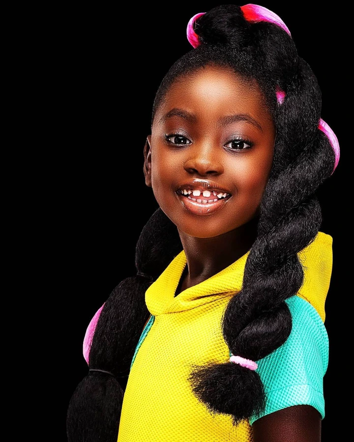 Okyeame Kwame shows Ghanaians that his daughter is the prettiest in the country (photos)