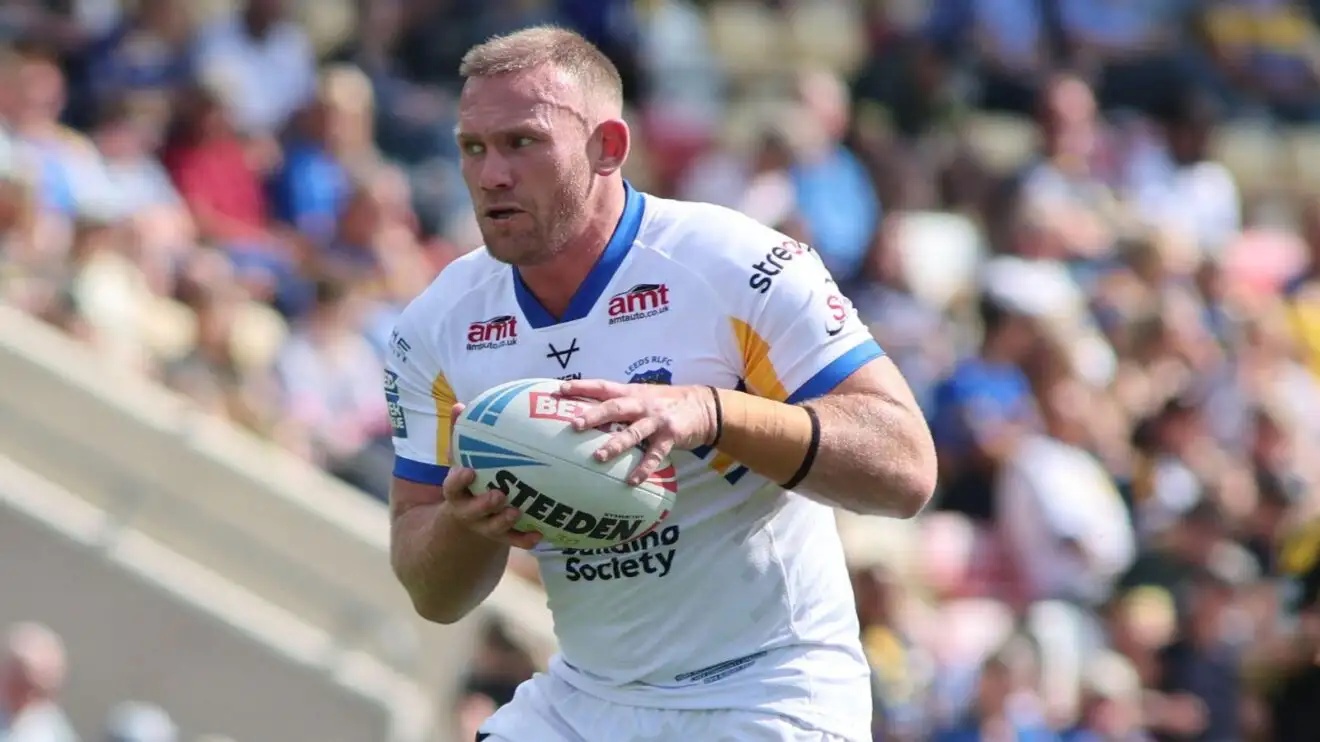 Matt Lodge in action for Leeds Rhinos in 2026
