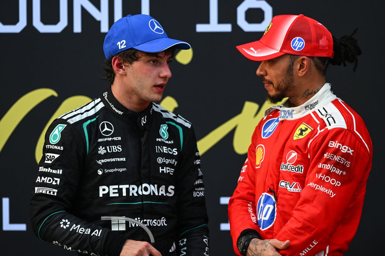 Antonelli took Hamilton's seat at Mercedes (Getty)