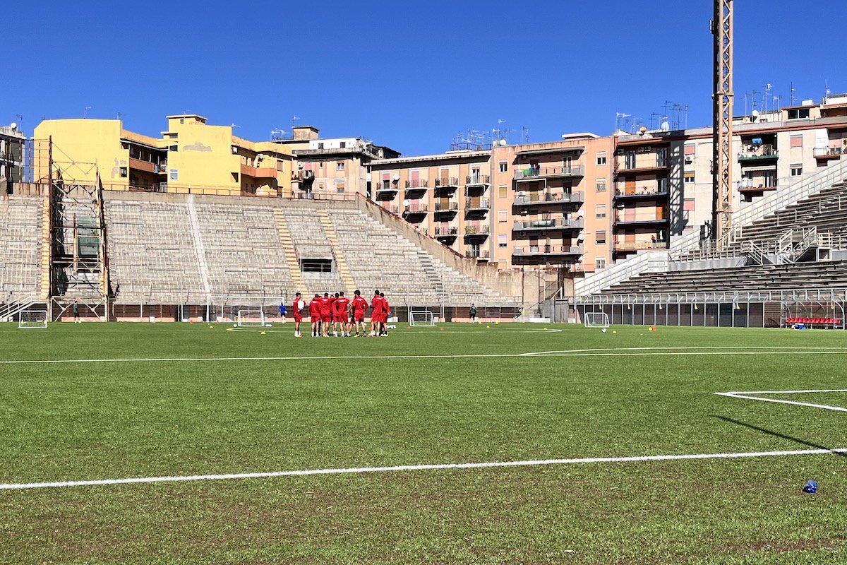 Allenamento acr messina al celeste