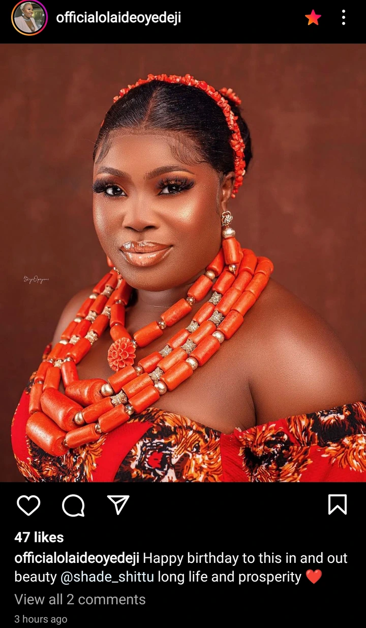 Actress Olaide Oyedeji Shares Pictures of Actress Folashade Muyibat As She Wishes Her Happy Birthday