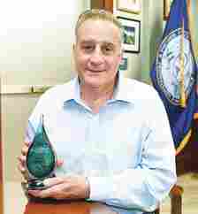 <p>Michael Lombardo, City of Pittston mayor, received the Terri Foster Lifetime Achievement Award at the Pennsylvania Downtown Center’s annual three-day conference and awards ceremony on Monday, June 28, when the City took home three awards at York.</p>
                                 <p>Tony Callaio | For Times Leader</p>