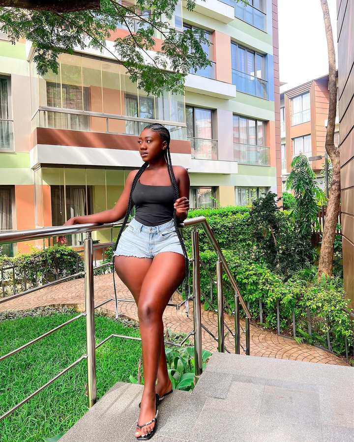 Hajia Bintu causes stir with her large backside in new photos (see images)